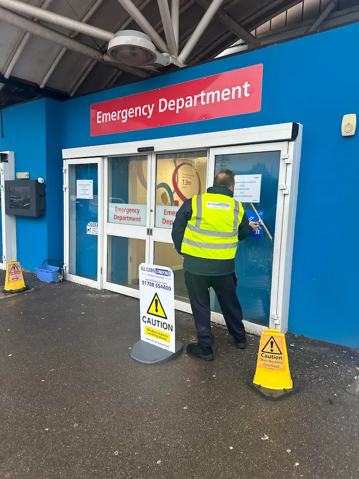 Kent emergency centre commercial window cleaning