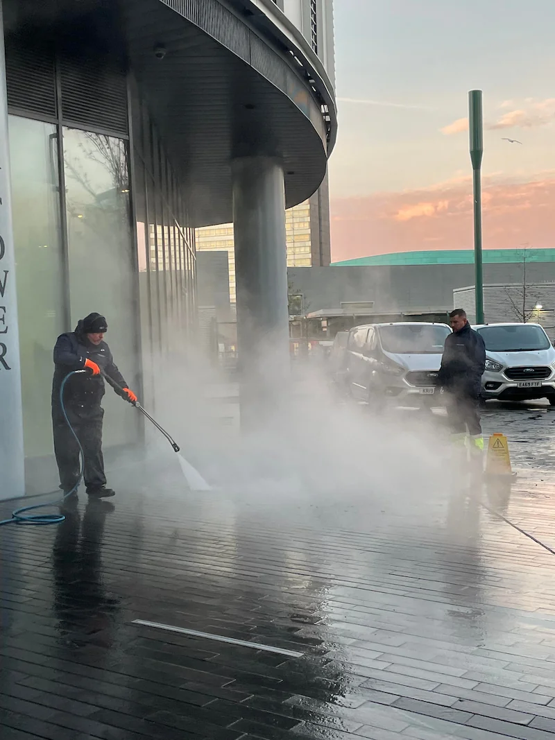 pressure washing