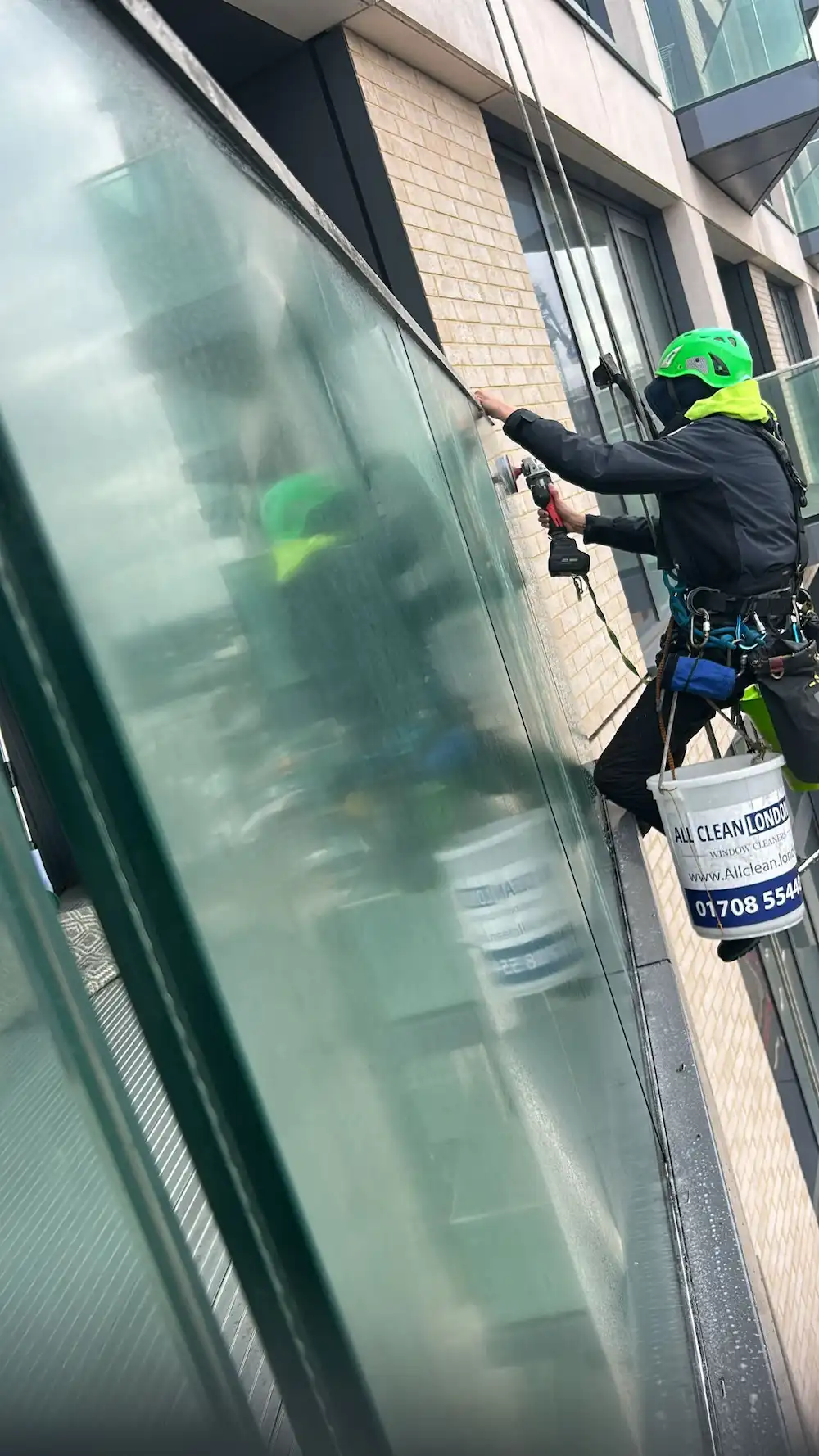 glass restoration for glass balcony in london